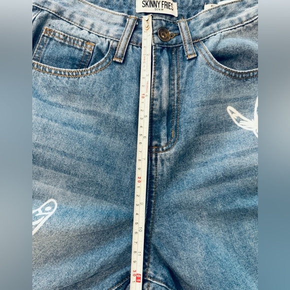 Skinny Fries Super High Rise Wide
Leg Jeans Size 0 - Picture 9 of 11